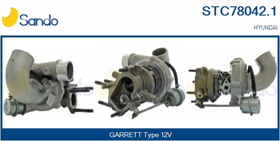Turbocompressore, sovralimentazione SANDO STC78042.1