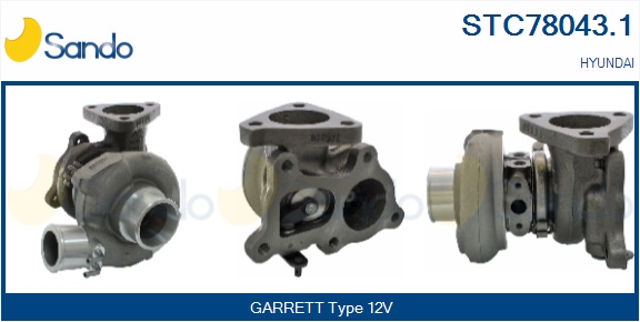 Turbocompressore, sovralimentazione SANDO STC78043.1