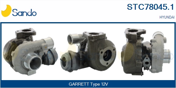 Turbocompressore, sovralimentazione SANDO STC78045.1