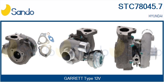 Turbocompressore, sovralimentazione SANDO STC78045.7