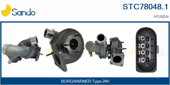 Turbocompressore, sovralimentazione SANDO STC78048.1