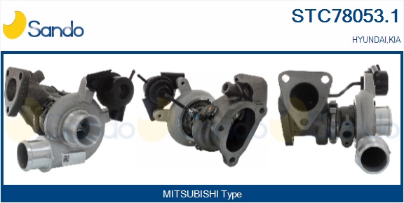 Turbocompressore, sovralimentazione SANDO STC78053.1