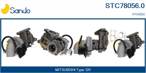 Turbocompressore, sovralimentazione SANDO STC78056.0
