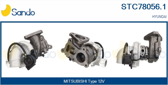 Turbocompressore, sovralimentazione SANDO STC78056.1