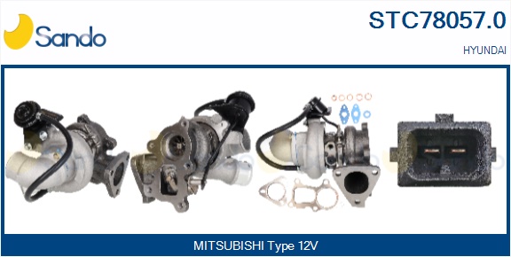 Turbocompressore, sovralimentazione SANDO STC78057.0