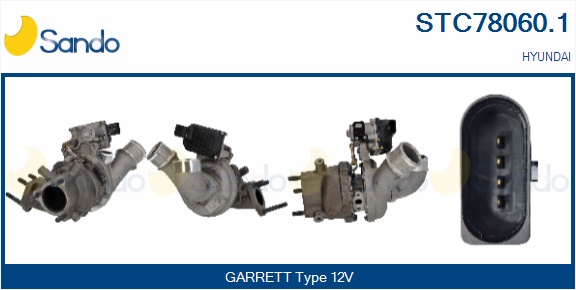 Turbocompressore, sovralimentazione SANDO STC78060.1