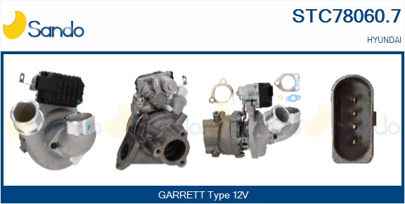 Turbocompressore, sovralimentazione SANDO STC78060.7