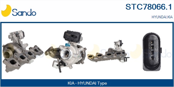 Coreassy, turbocompressore SANDO STC78066.1
