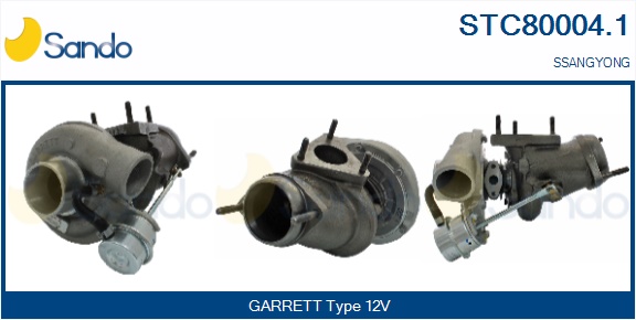 Turbocompressore, sovralimentazione SANDO STC80004.1