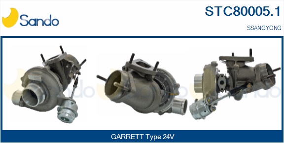 Turbocompressore, sovralimentazione SANDO STC80005.1