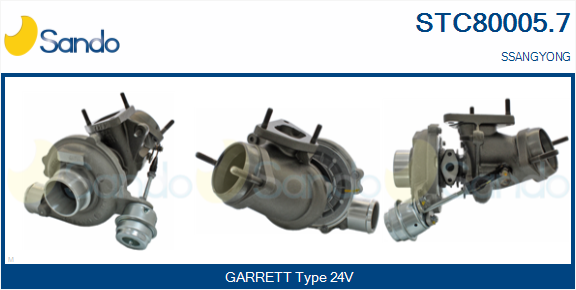 Turbocompressore, sovralimentazione SANDO STC80005.7