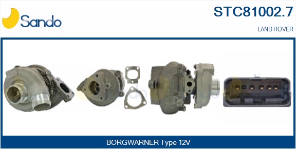 Turbocompressore, sovralimentazione SANDO STC81002.7