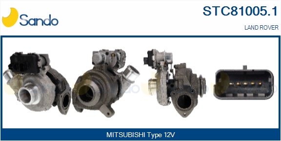 Turbocompressore, sovralimentazione SANDO STC81005.1