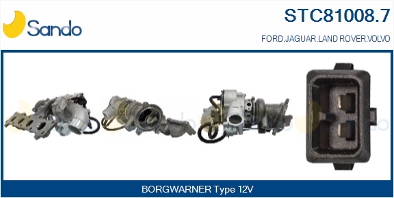 Turbocompressore, sovralimentazione SANDO STC81008.7