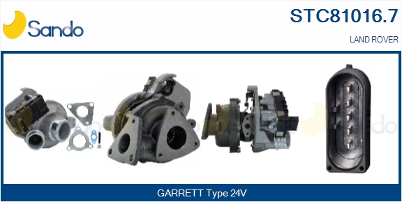 Turbocompressore, sovralimentazione SANDO STC81016.7