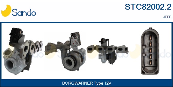Turbocompressore, sovralimentazione SANDO STC82002.2