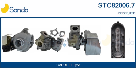Turbocompressore, sovralimentazione SANDO STC82006.7