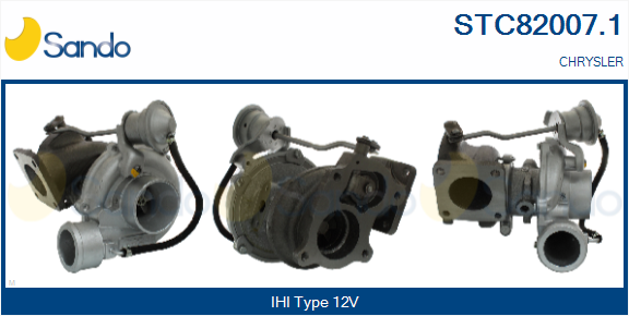 Turbocompressore, sovralimentazione SANDO STC82007.1