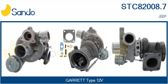 Turbocompressore, sovralimentazione SANDO STC82008.7