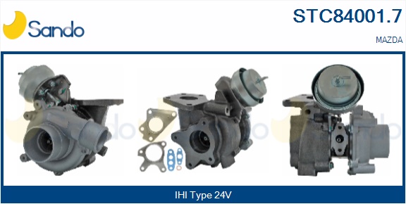 Turbocompressore, sovralimentazione SANDO STC84001.7
