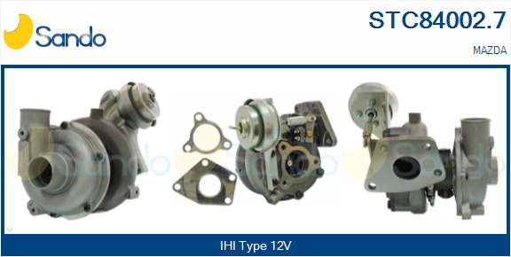 Turbocompressore, sovralimentazione SANDO STC84002.7