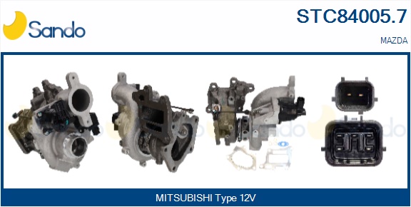 Turbocompressore, sovralimentazione SANDO STC84005.7