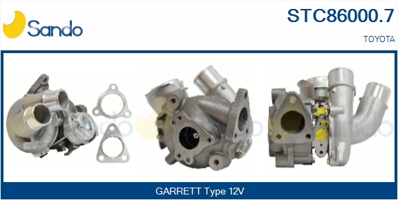 Turbocompressore, sovralimentazione SANDO STC86000.7