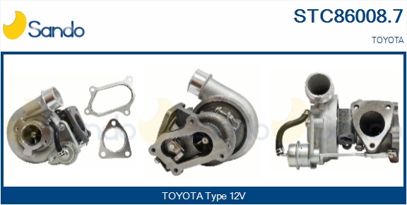 Turbocompressore, sovralimentazione SANDO STC86008.7