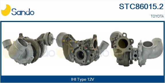 Turbocompressore, sovralimentazione SANDO STC86015.2