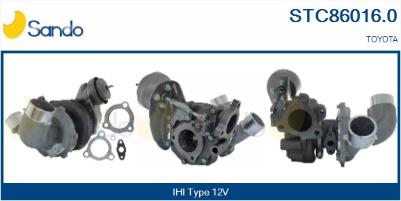 Turbocompressore, sovralimentazione SANDO STC86016.0