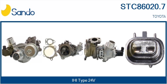 Turbocompressore, sovralimentazione SANDO STC86020.7