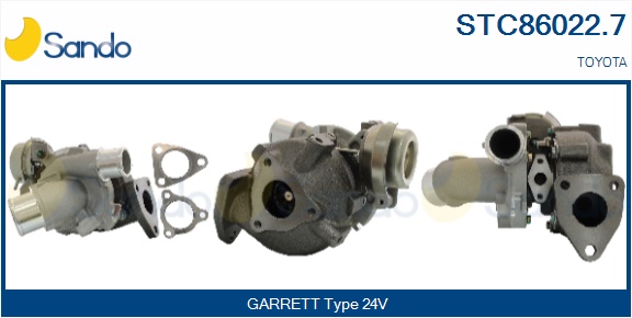 Turbocompressore, sovralimentazione SANDO STC86022.7