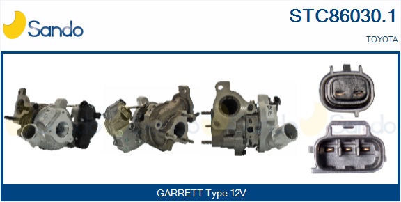 Turbocompressore, sovralimentazione SANDO STC86030.1