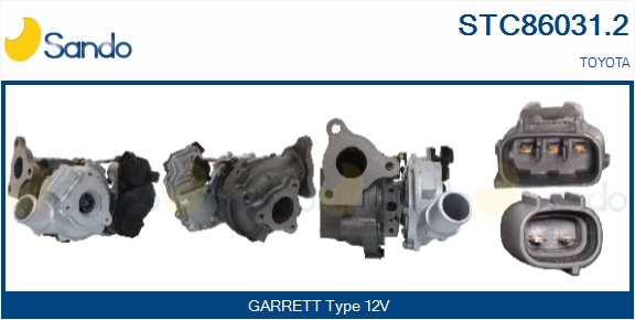 Turbocompressore, sovralimentazione SANDO STC86031.2