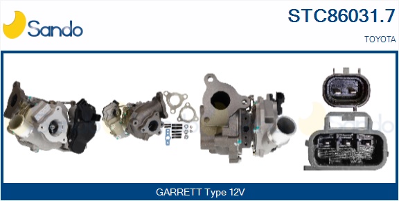Turbocompressore, sovralimentazione SANDO STC86031.7