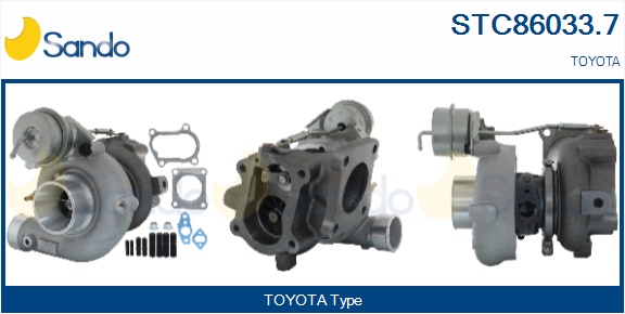 Turbocompressore, sovralimentazione SANDO STC86033.7