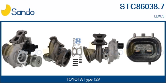 Turbocompressore, sovralimentazione SANDO STC86038.7