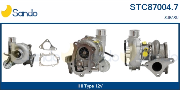Turbocompressore, sovralimentazione SANDO STC87004.7
