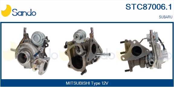Turbocompressore, sovralimentazione SANDO STC87006.1
