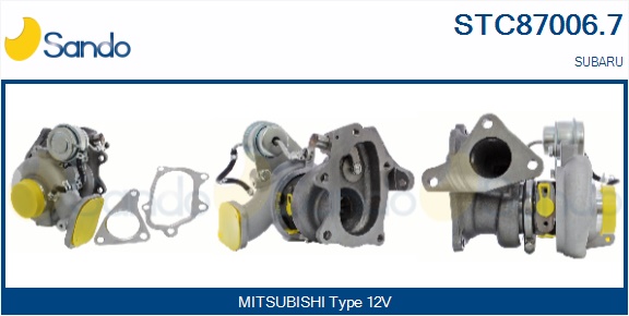 Turbocompressore, sovralimentazione SANDO STC87006.7