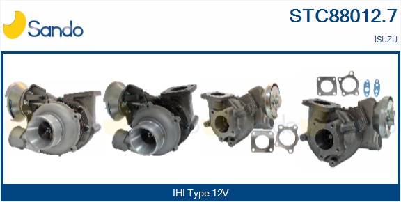 Turbocompressore, sovralimentazione SANDO STC88012.7