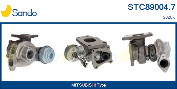 Turbocompressore, sovralimentazione SANDO STC89004.7
