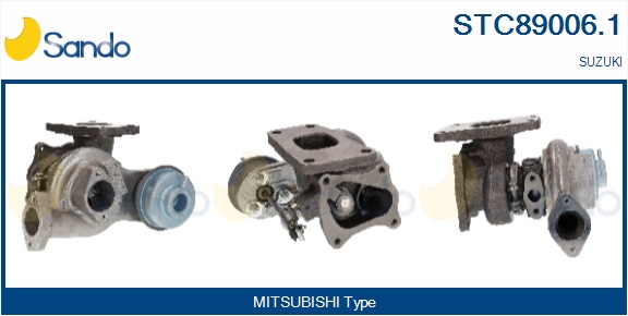 Turbocompressore, sovralimentazione SANDO STC89006.1