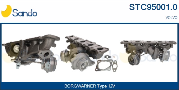 Turbocompressore, sovralimentazione SANDO STC95001.0