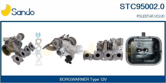 Turbocompressore, sovralimentazione SANDO STC95002.0