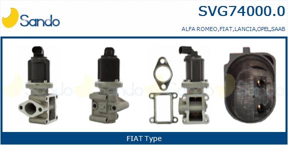  VALVOLA RICIRCOLO GAS SCARICO-EGR ALFA ROMEO
