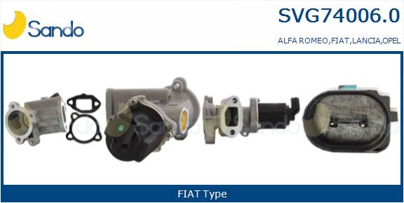  VALVOLA RICIRCOLO GAS SCARICO-EGR ALFA ROMEO