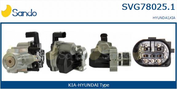 SANDO VALVOLA RICIRCOLO GAS SCARICO-EGR HYUNDAI