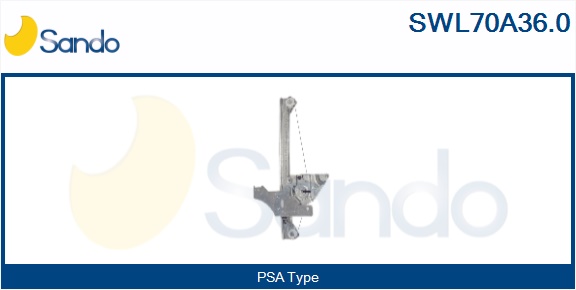 Alzacristallo SANDO SWL70A36.0