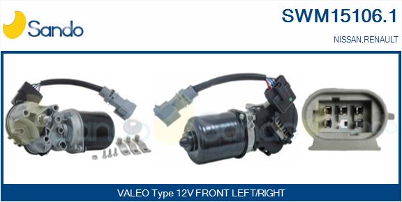 Motore tergicristallo SANDO SWM15106.1